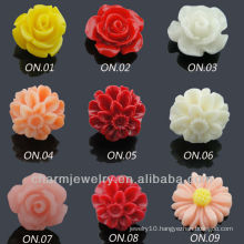 Surgical steel Fashion Resin Flower stud earrings EF-007A